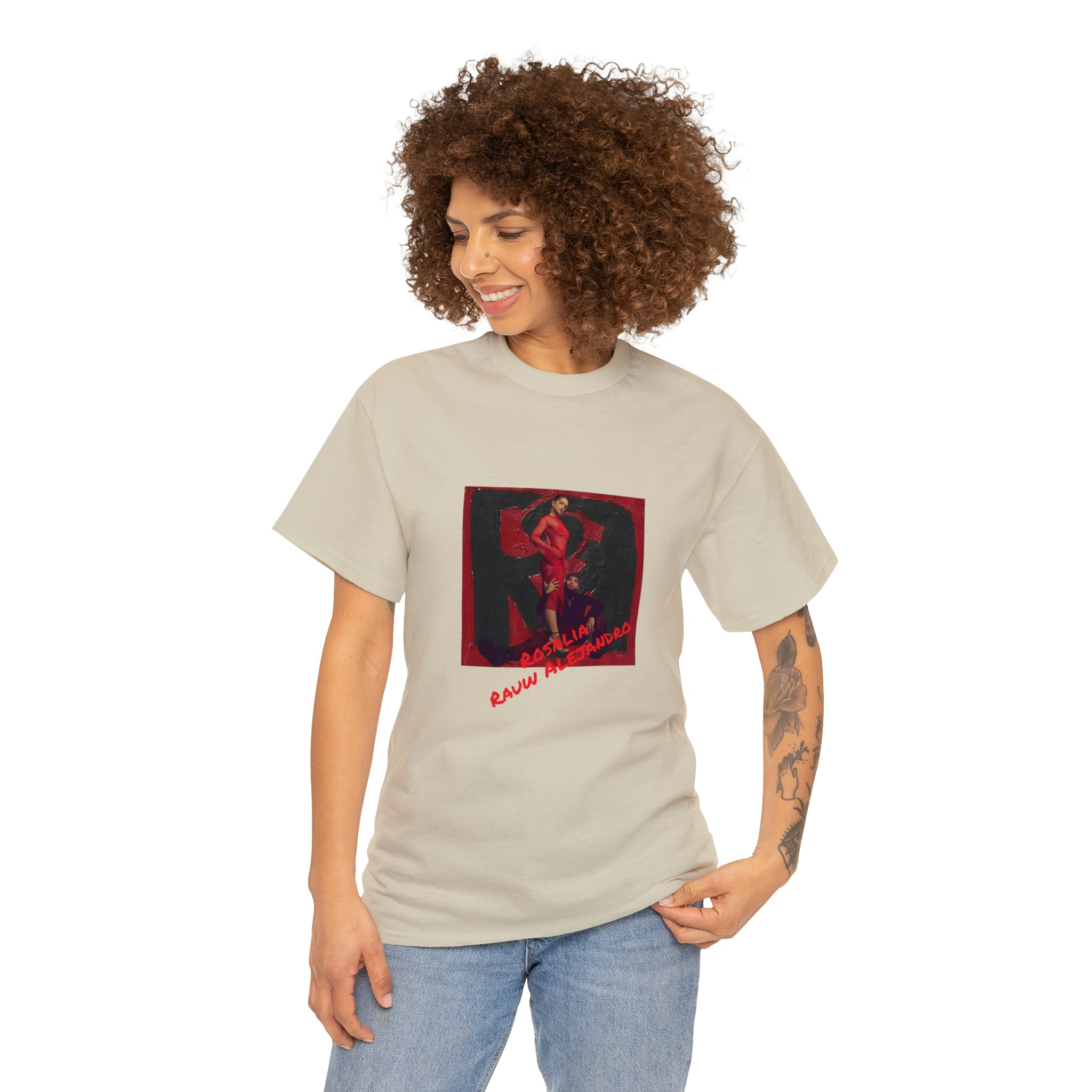 Rosalia x Rauw Alejandro Unisex RR T-Shirt | Album Merch