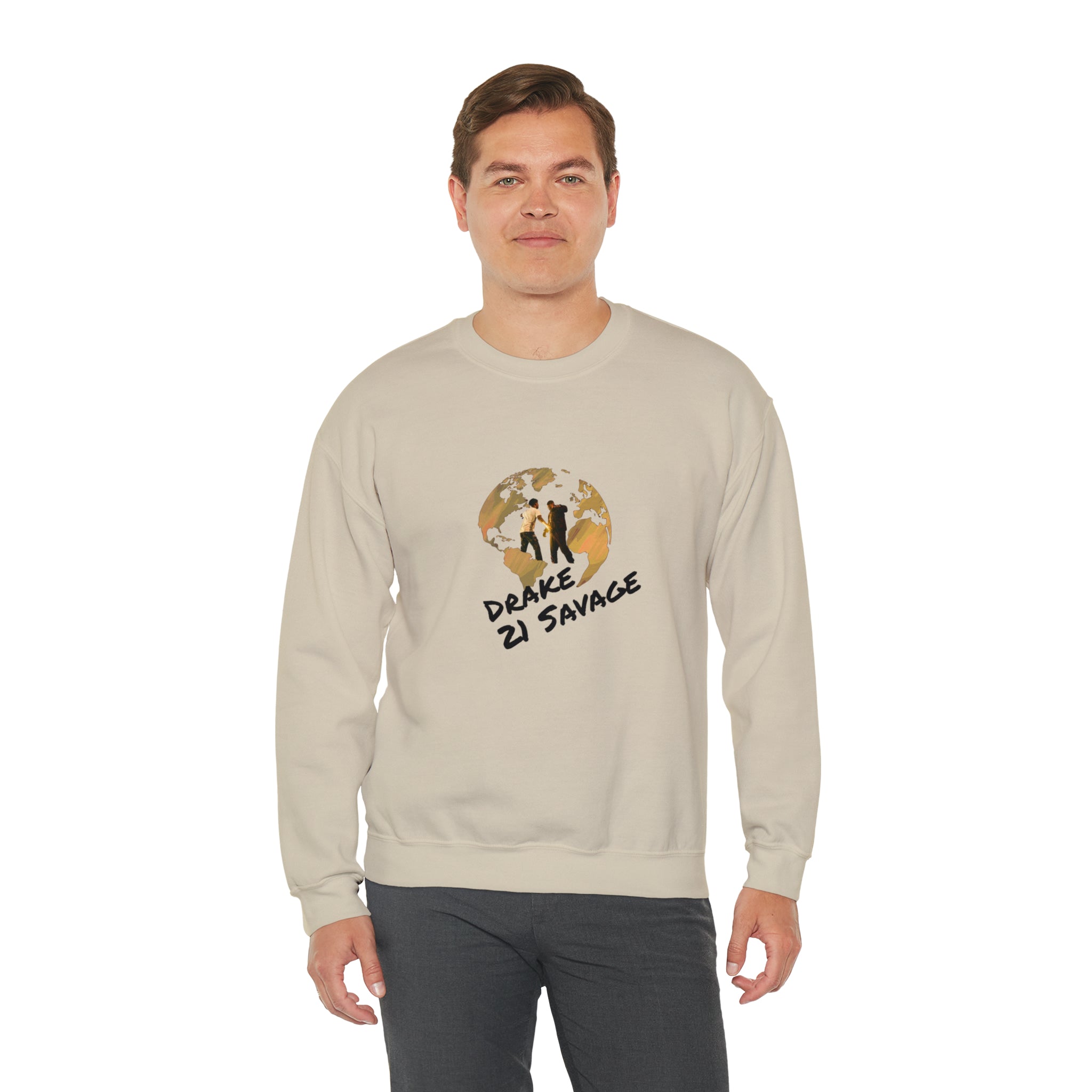 Drake x 21 Savage Unisex It's All A Blur Tour SweatShirt Crewneck | Tour Merch