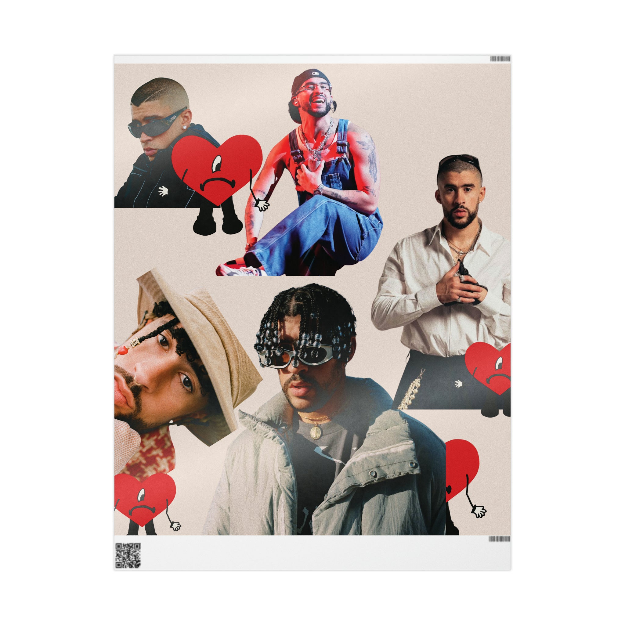 Bad Bunny Gift Wrapping Paper | Fan Merch