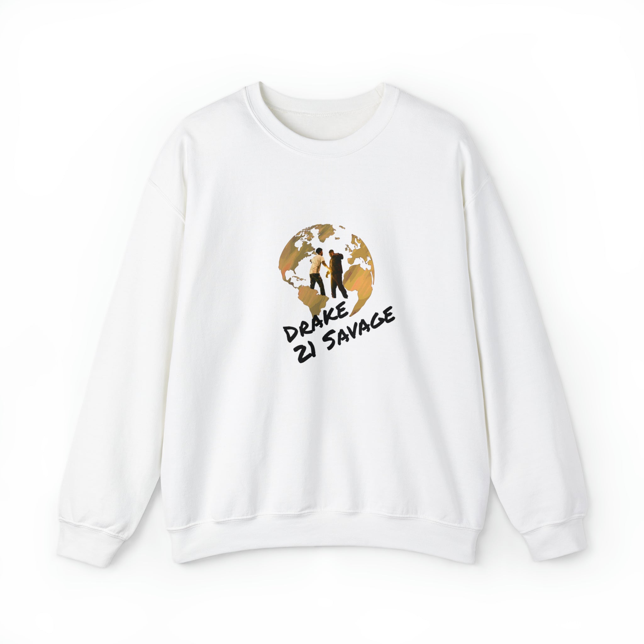 Drake x 21 Savage Unisex It's All A Blur Tour SweatShirt Crewneck | Tour Merch