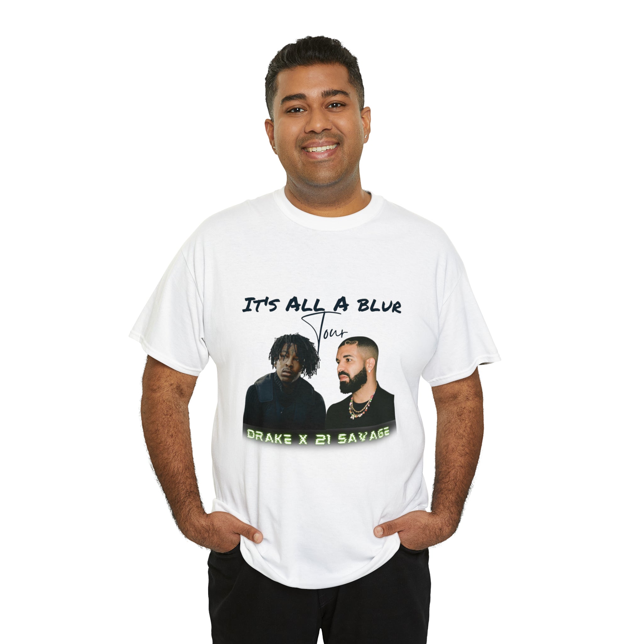 Drake x 21 Savage Unisex It's All A Blur T-Shirt | Tour Merch