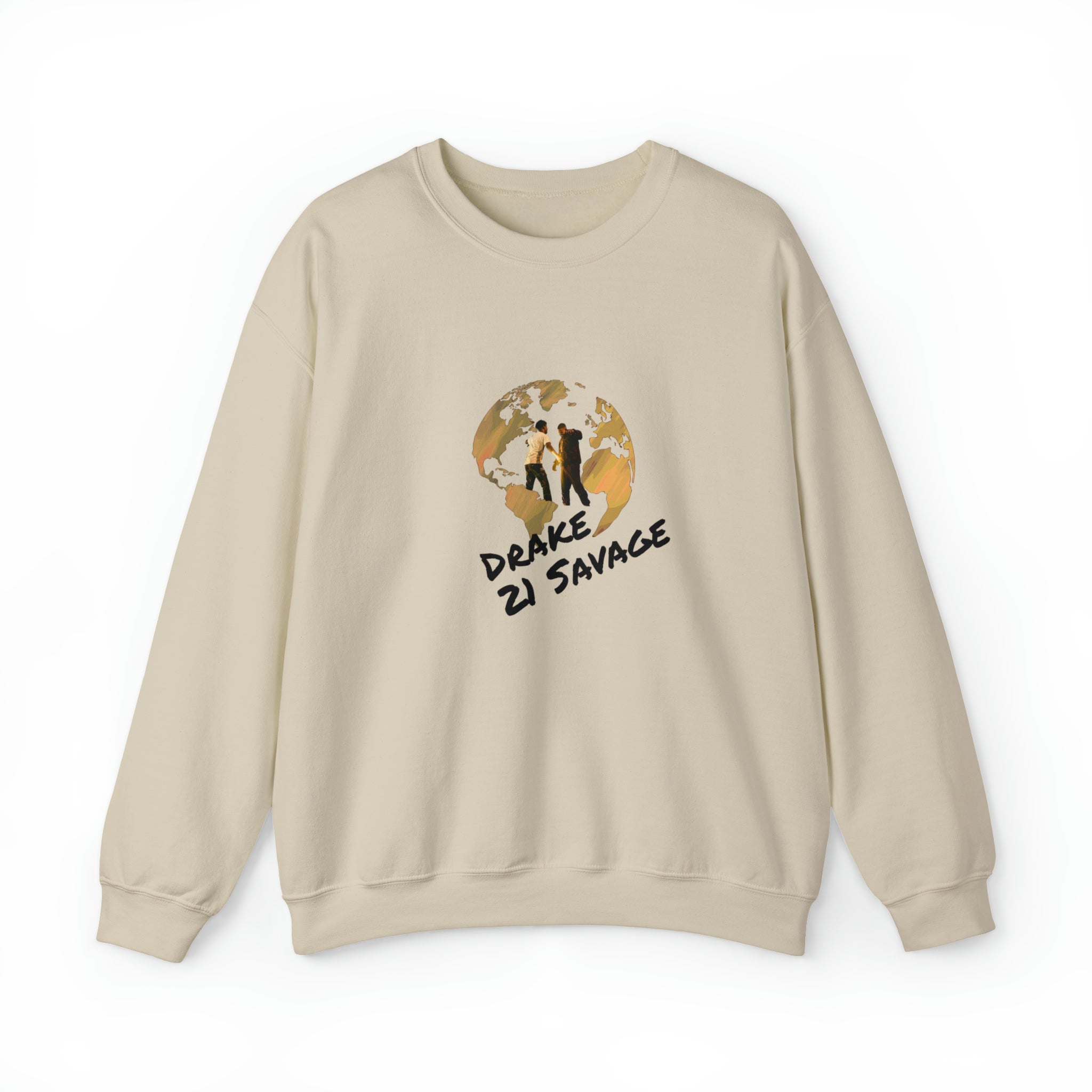 Drake x 21 Savage Unisex It's All A Blur Tour SweatShirt Crewneck | Tour Merch