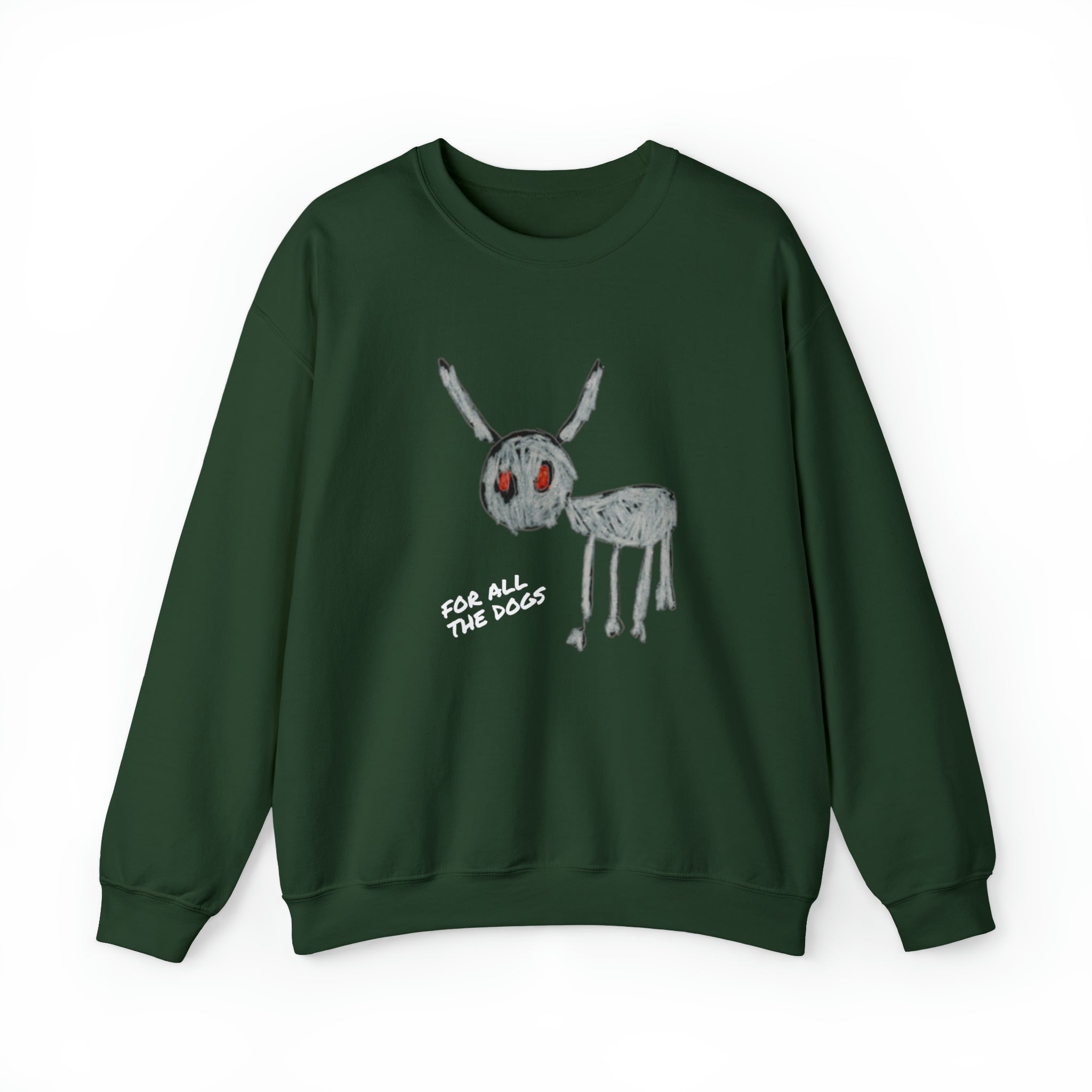 Drake Unisex For All The Dogs Crewneck Sweatshirt  | Album Merch