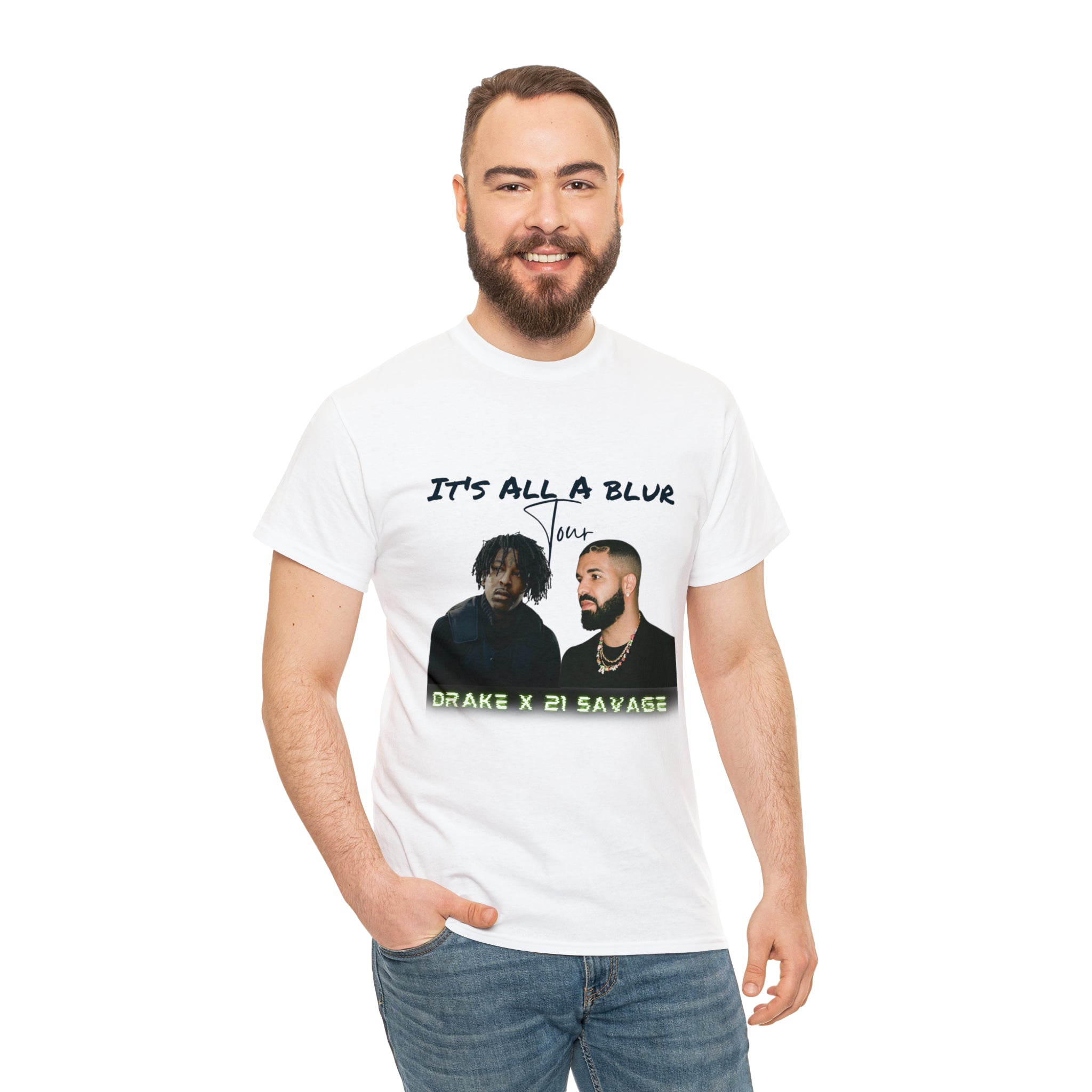 Drake x 21 Savage Unisex It's All A Blur T-Shirt | Tour Merch