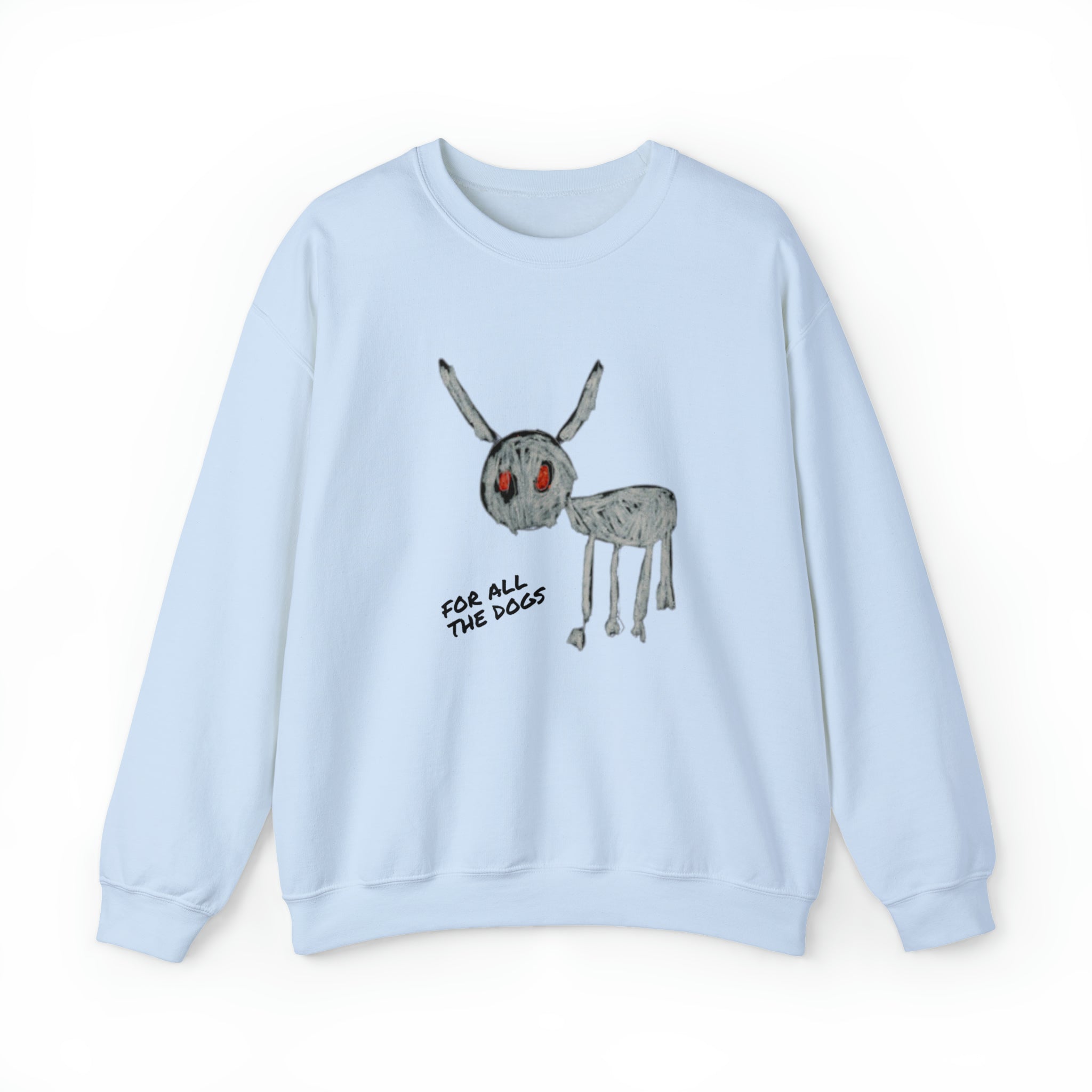 Drake Unisex For All The Dogs Crewneck Sweatshirt  | Album Merch